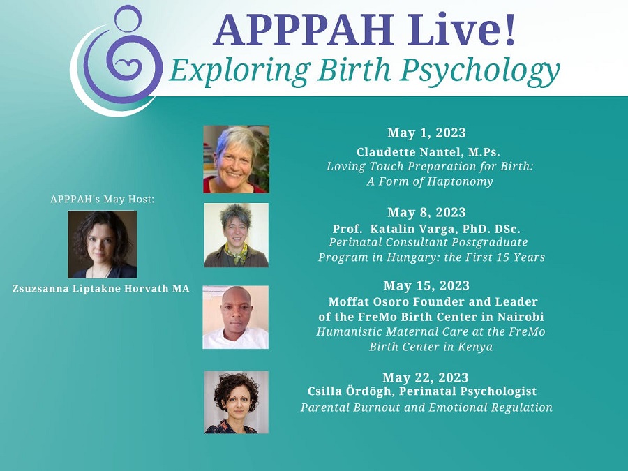 APPPAH Live - Exploring Birth Psychology - 2023. május